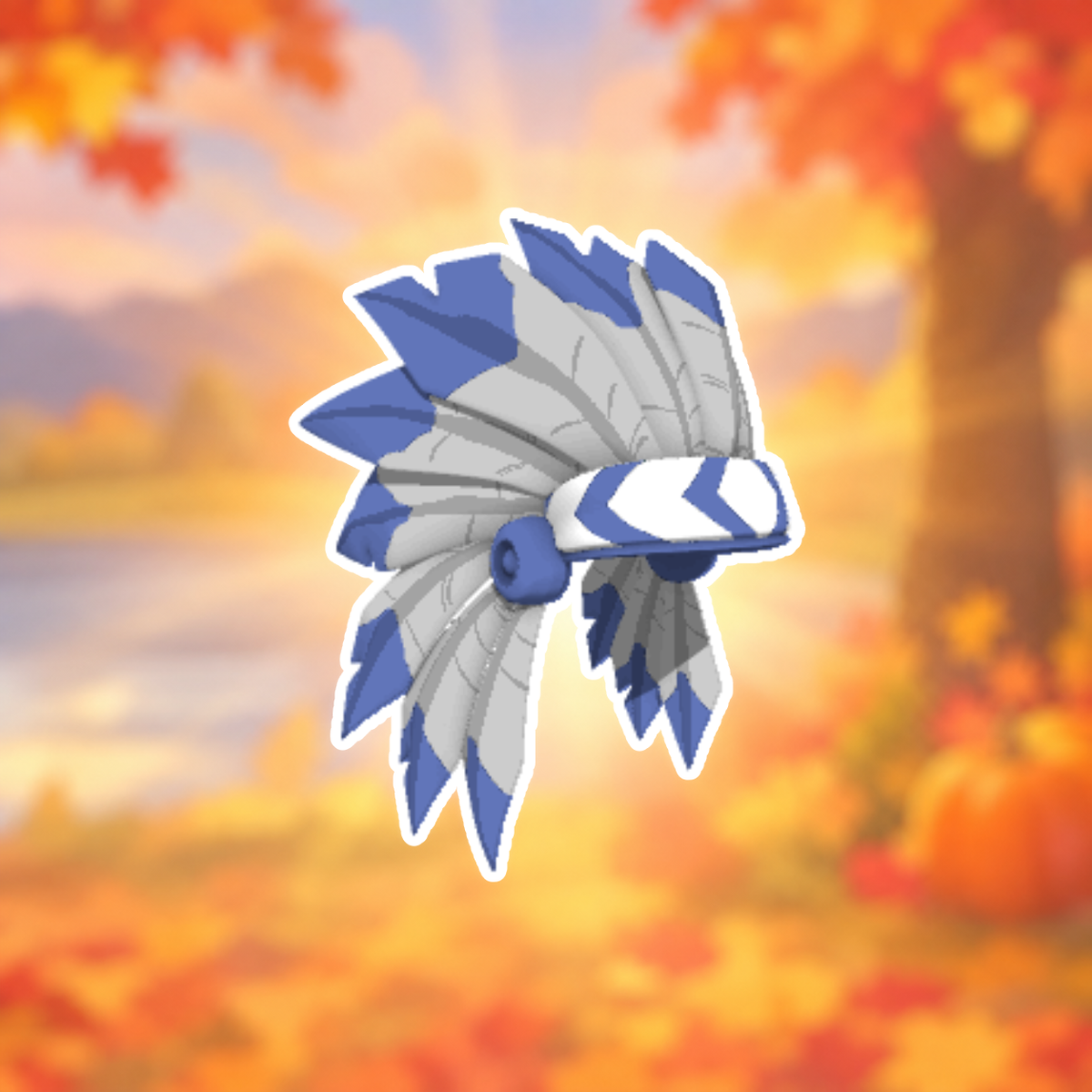 Blue Headdress