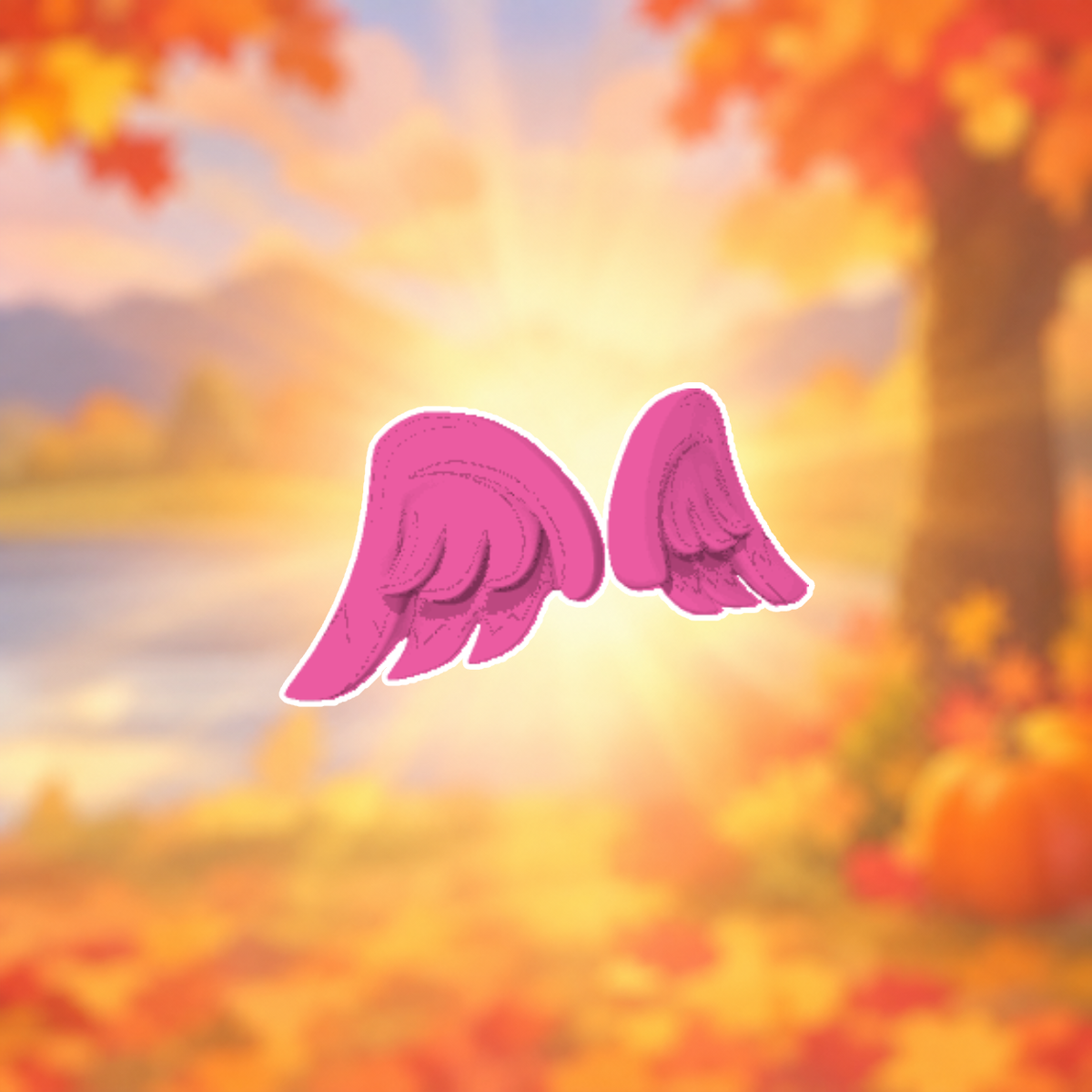 Hot Magenta Cupid Wings