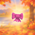 Hot Magenta Bow