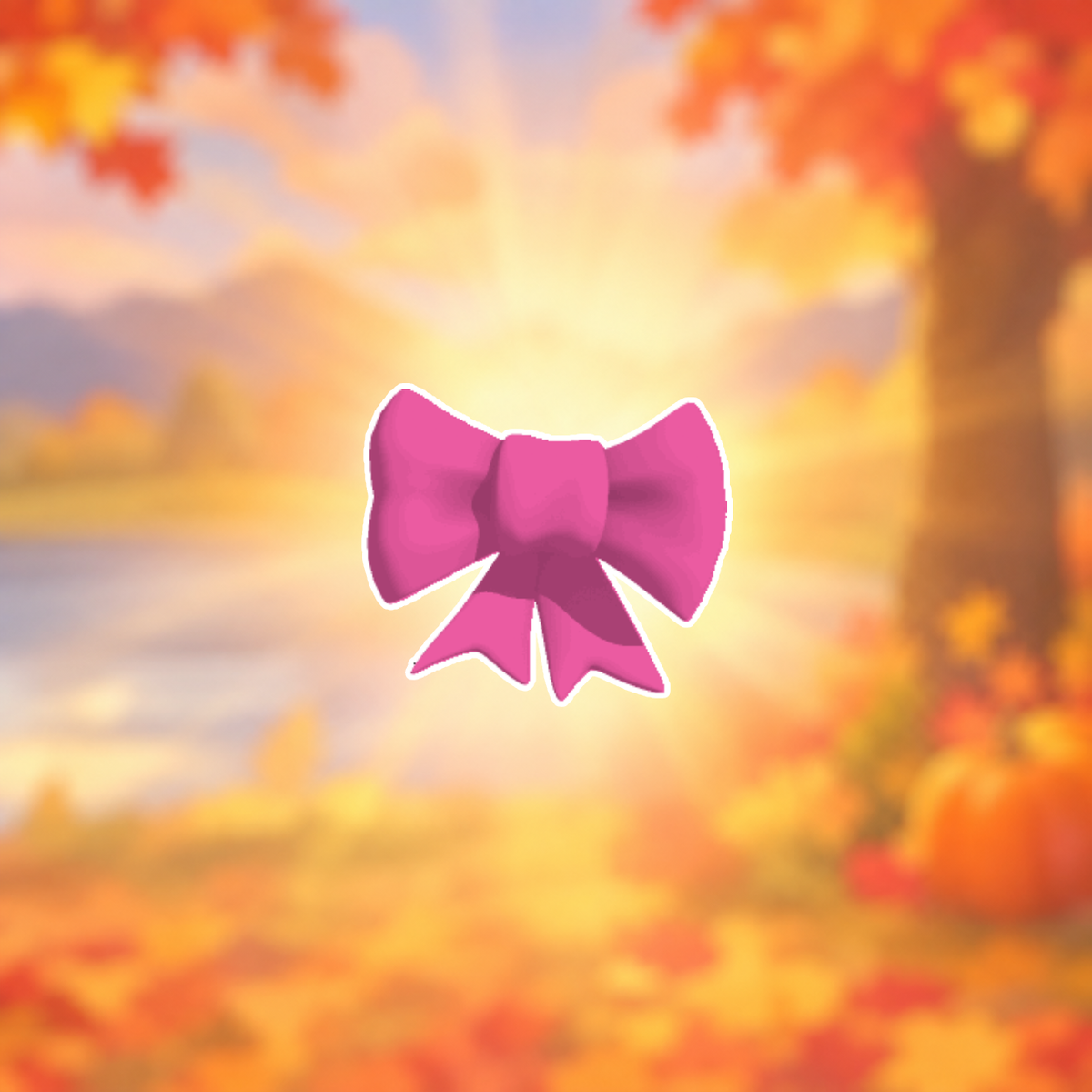 Hot Magenta Bow